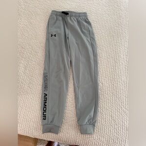 Under Armour grey boys joggers. Size medium.